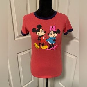 Disney Mickey and Minnie Front and Back Tee